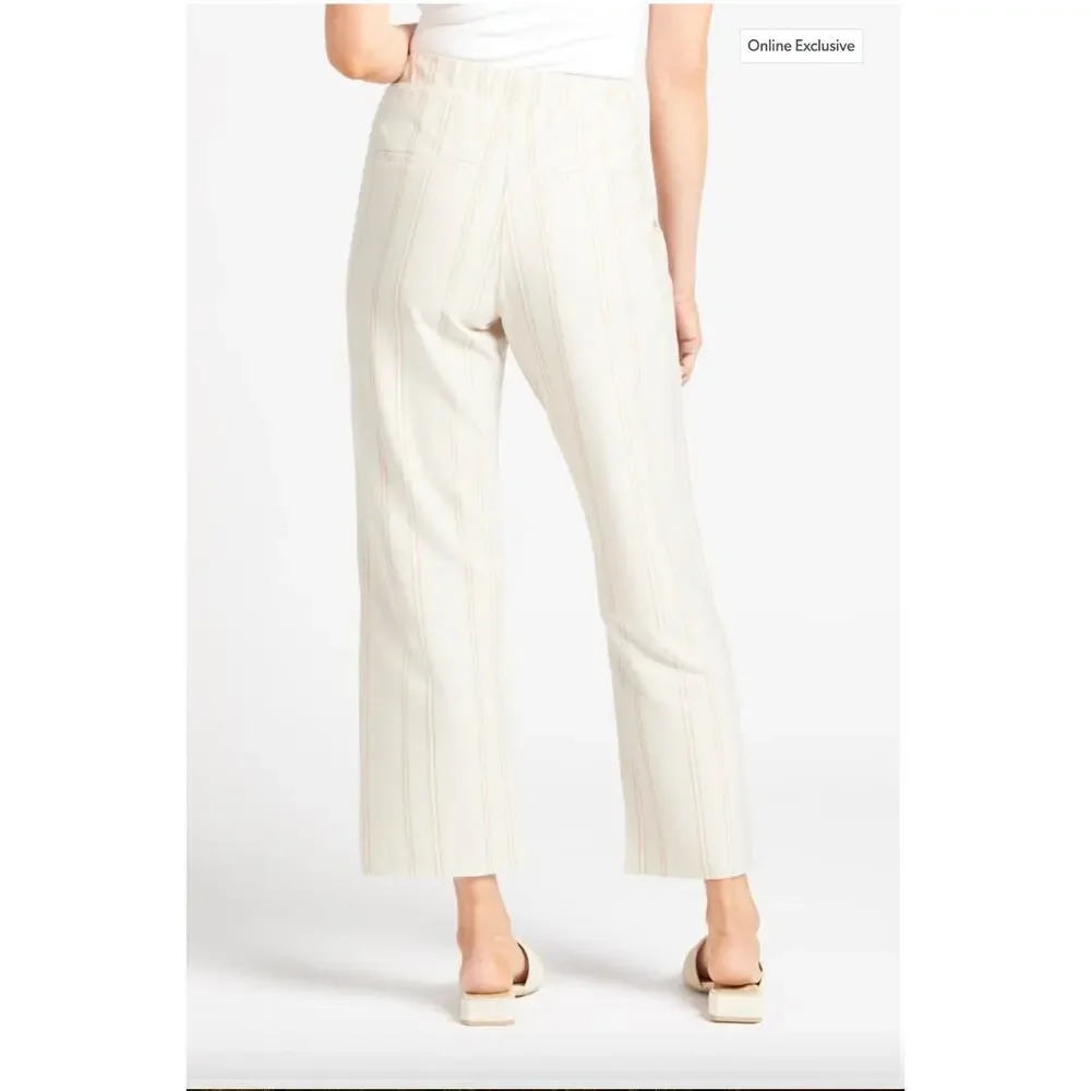 SPLENDID NWT Evereve Hazel Rib Straight Leg Drawstring Relaxed Pant // S - Picture 3 of 12
